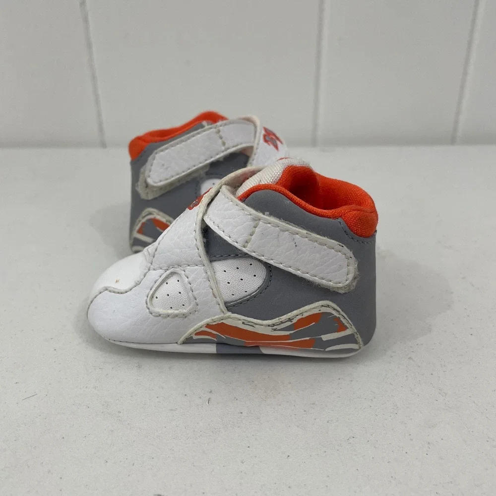 Air Jordan VIII 8 Orange Blaze/Stealth 2007 305362-102 Toddler Soft 1C NO BOX